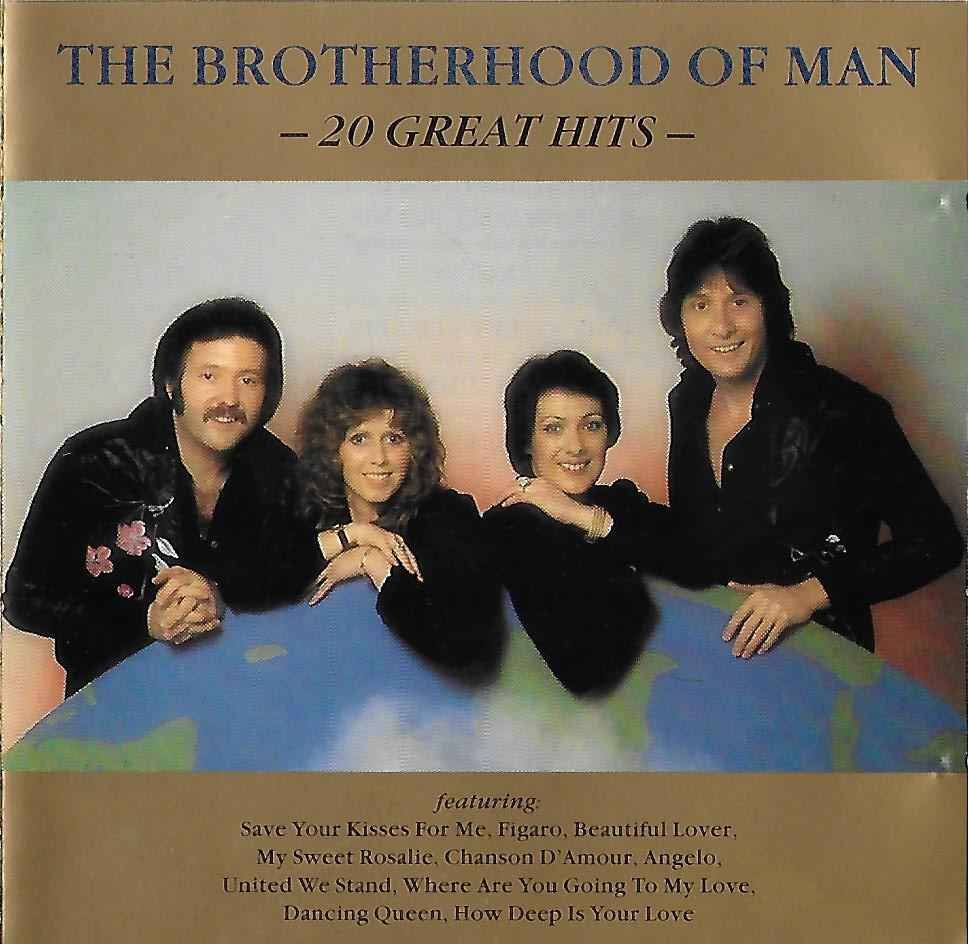 Picture of CDPT 817 20 great hits by artist The Brotherhood Of Man from the BBC records and Tapes library